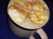 A picture of white chocolate mocha