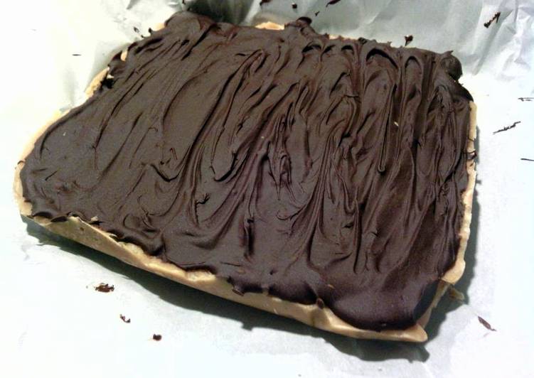 Recipe of Super Quick Homemade chocolate covered peanut butter fudge