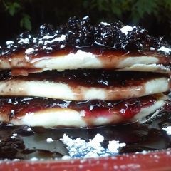 A picture of Morgie's Super Stacker Pancakes.