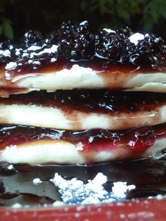 A picture of Morgie's Super Stacker Pancakes.