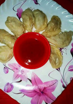 A picture of Chicken momo.