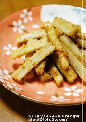 A picture of For Osechi Crunchy Pounded Burdock Root.