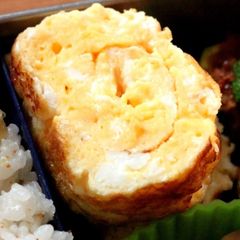 A picture of Fluffy Mayo Cheese Tamagoyaki for Your Bento.