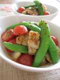 Cod and Sugar Snap Peas with Mustard Soy Sauce