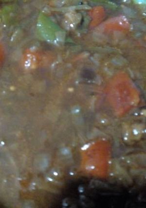A picture of Capsicum curry.