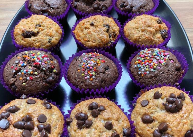 Cara Memasak Cepat WHOLE WHEAT MUFFINS 🌾 Enak Bergizi