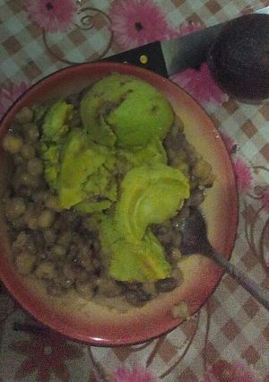 A picture of Lunch Githeri.