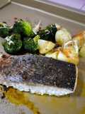 Baked Salmon with Broccoli & Potatoes