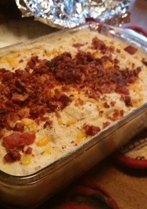 A picture of Twice Baked Heaven Casserole.