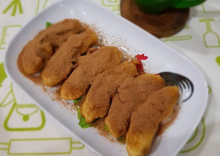 Pisang goreng milo