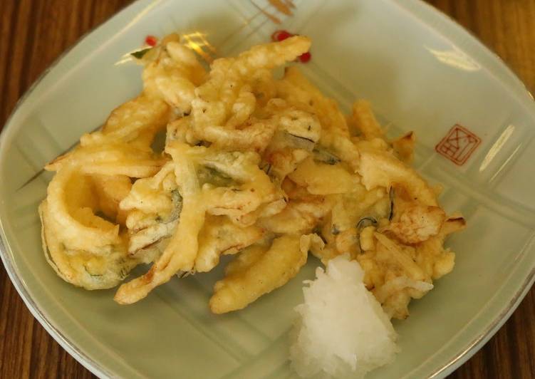 Step-by-Step Guide to Make Homemade Sanriku-style Shrimp & Vegetable Kakiage