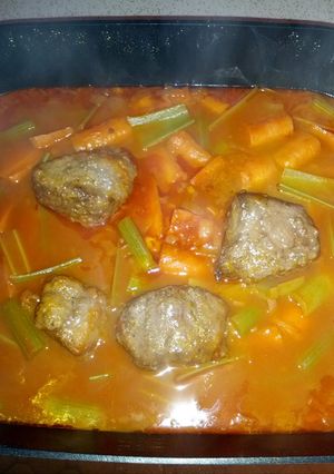 A picture of Short Ribs in Tomato Sauce.