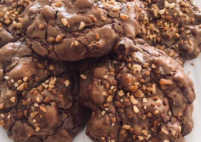Recette Appétissante Cookies Brownies au Chocolat