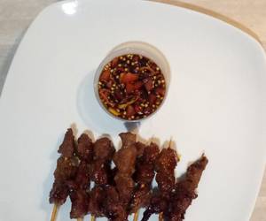 Resep mudah Sate Maranggi berempah Gurih Mantul