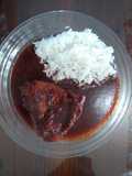 Pollo enchilado tipo barbacoa