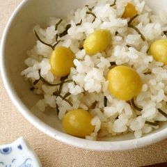 A picture of Ginkgo Nut Rice.
