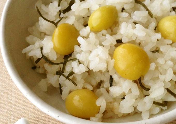 Simple Way to Prepare Homemade Ginkgo Nut Rice