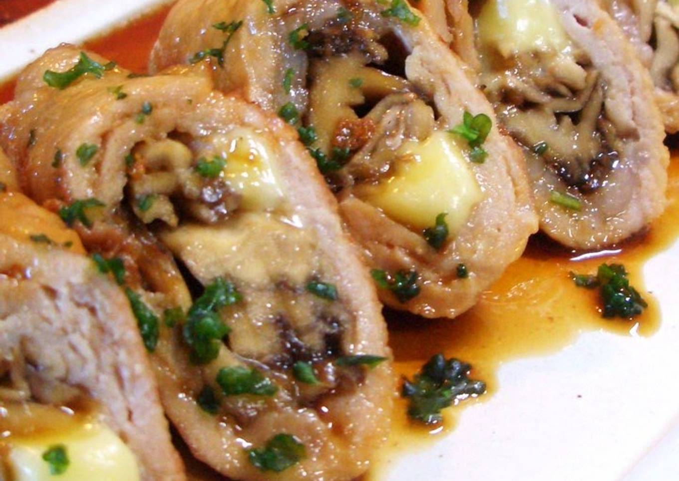 Good for Bento: Maitake Mushrooms and Cheese Meat Roll