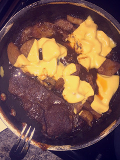 A picture of Southern Style Steak And Potatoes.