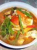 steamed pomfret tomyam