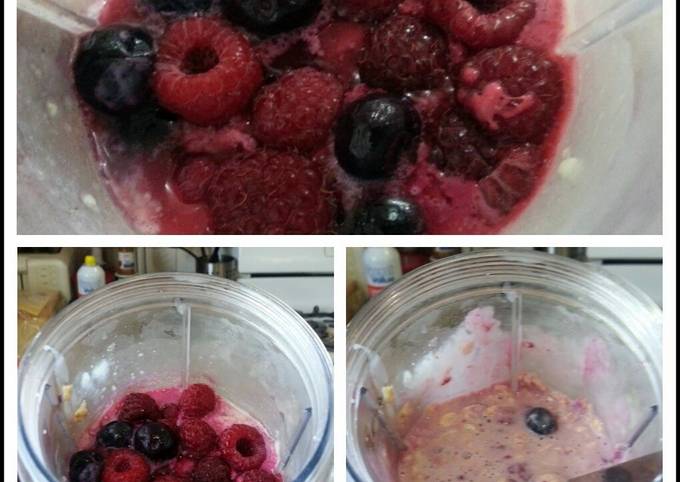 Berry Overnight oats