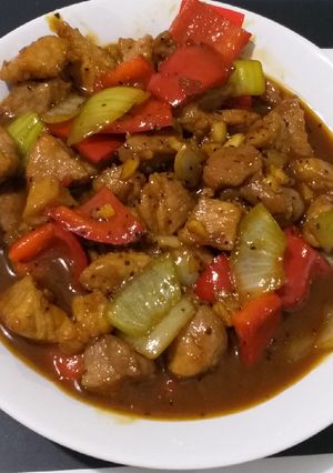 Foto resep Babi lada hitam