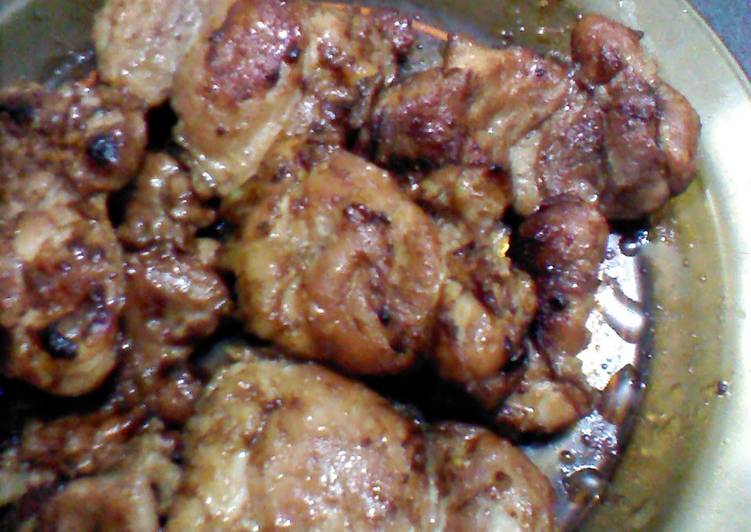 Recipe of Homemade chicken fillet with oyster sauce