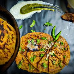 Punjabi Aloo De Paranthe A picture of Punjabi Aloo De Paranthe.