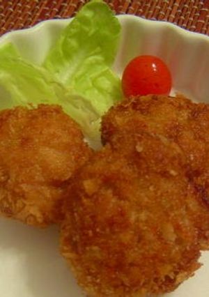 A picture of Fried Albacore Tuna.