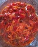 Pimientos rojos asados