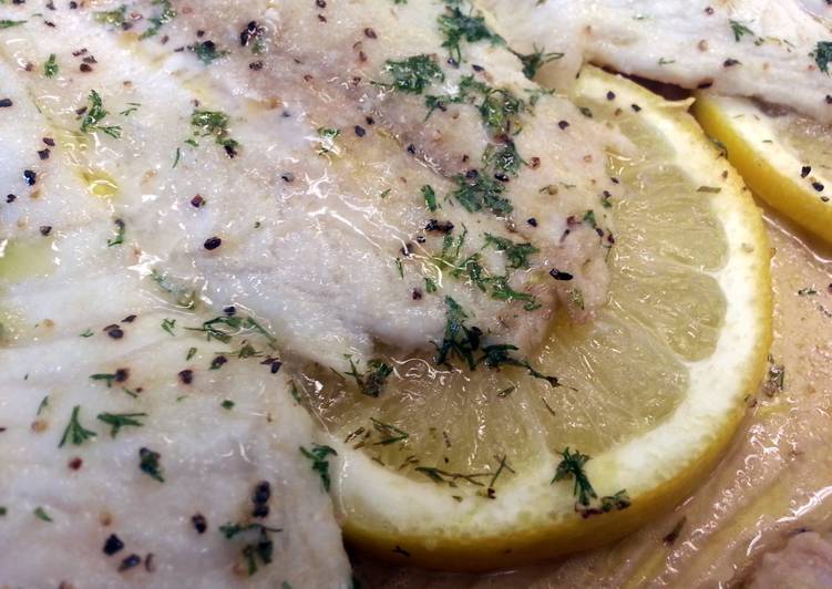 Recipe of Perfect Greek Lemon Baked Tilapia