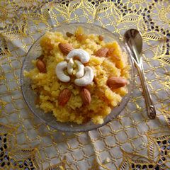 A picture of Mango suji ka halwa.