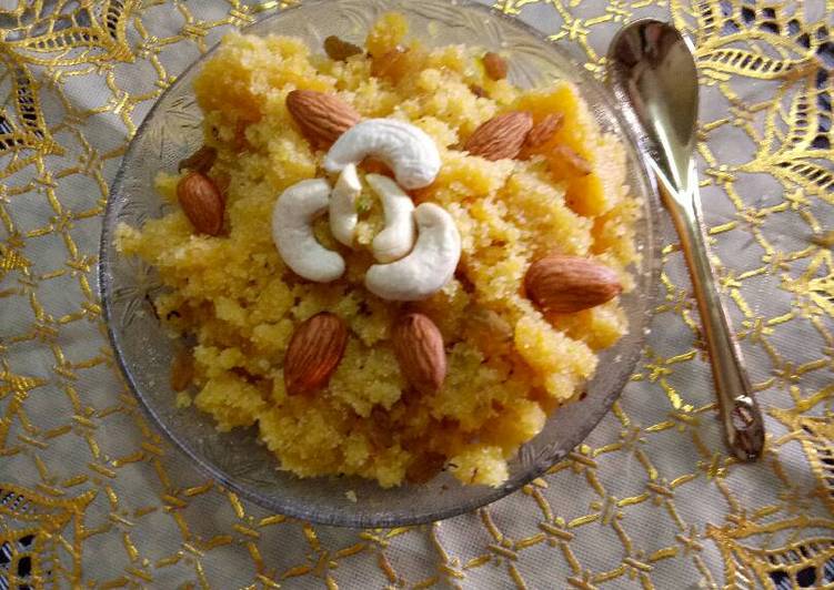 Recipe of Quick Mango suji ka halwa