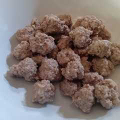 A picture of Bakso sapi simpel MPASI 10-12 bulan.
