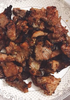 Hình của món Thịt nướng chảo.