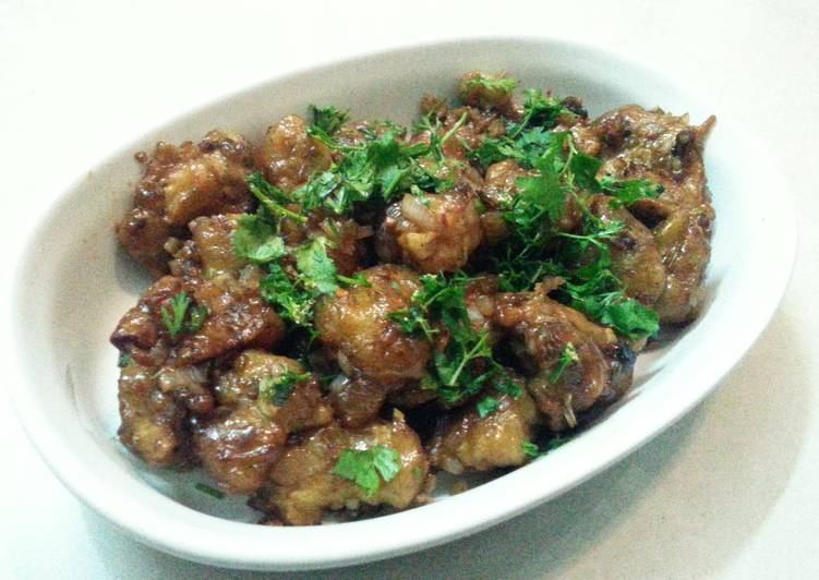 Recipe of Homemade Gobi (Cauliflower) Manchurian - Indian Chinese