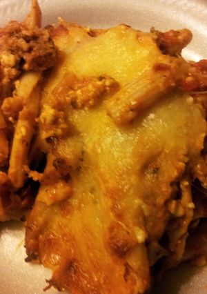 A picture of Sheree's Baked Ziti.