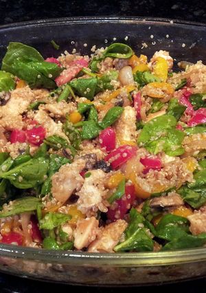 A picture of Chicken and Quinoa Casserol.