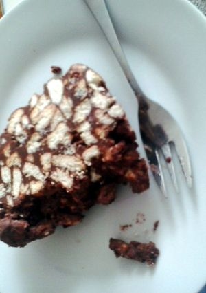 A picture of Chocolate Cookie Cake.