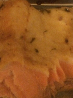A picture of Salmon Scampi.