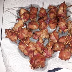 A picture of Bacon wrap chicken.