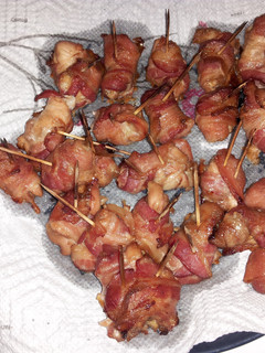 A picture of Bacon wrap chicken.