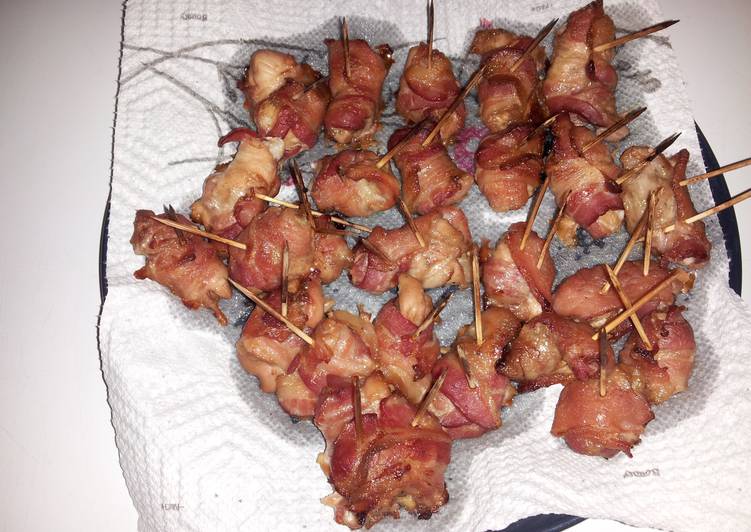 Steps to Make Favorite Bacon wrap chicken