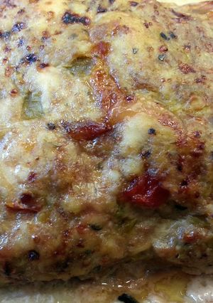 A picture of Mexican Turkey Meatloaf.