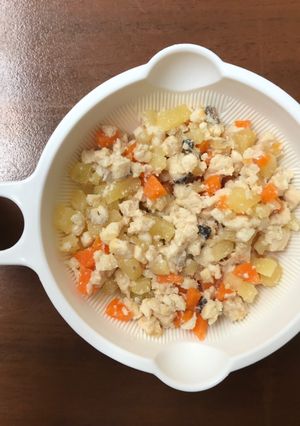 Foto resep MPASI 9 BulanTim[Kentang, Ikan Gindara, Tempe & Wortel]
