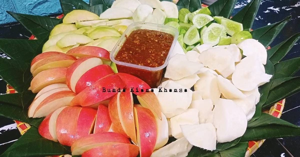 Resep Rujak Tampah Oleh Bunda Kiana Khansa Cookpad