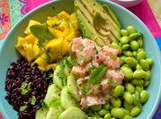 Una foto de poke picante