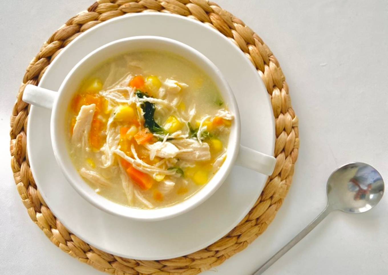 Creamy chicken soup