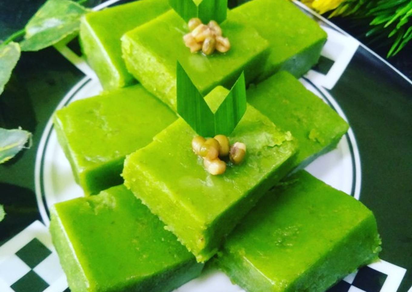 Kue talam kacang hijau
