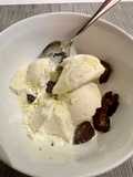 Ice Cream with Olive Oil and Dates
